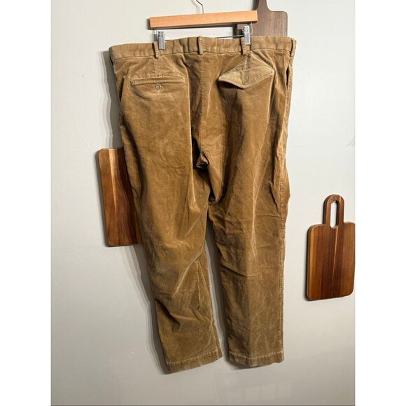 Polo Ralph Lauren Tan Straight Leg Cotton Blend Corduroy Pants Size 42/32 - Picture 2 of 7